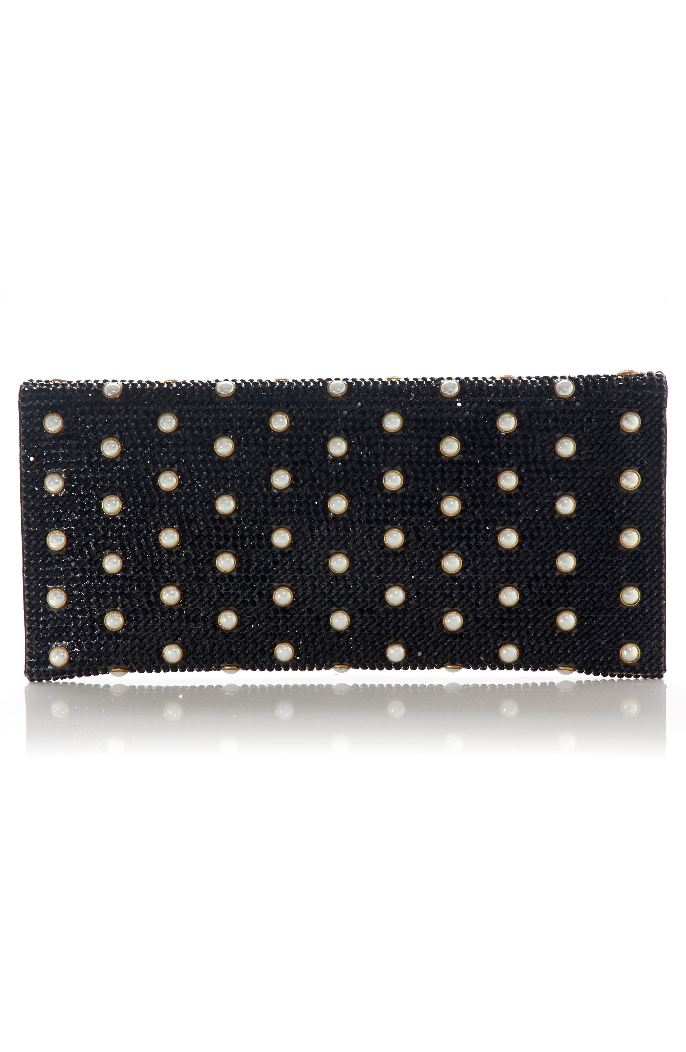 JUDITH LEIBER COUTURE Beaded Envelope Clutch, Alternate, color, 