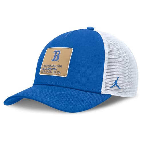 Jordan Brand Blue/white Ucla Bruins 2025 On-field Rise Engineered Trucker Adjustable Hat