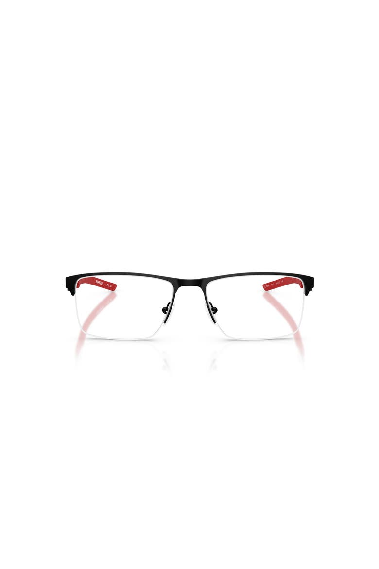 54mm Rectangle optical glasses, Alternate, color, Black