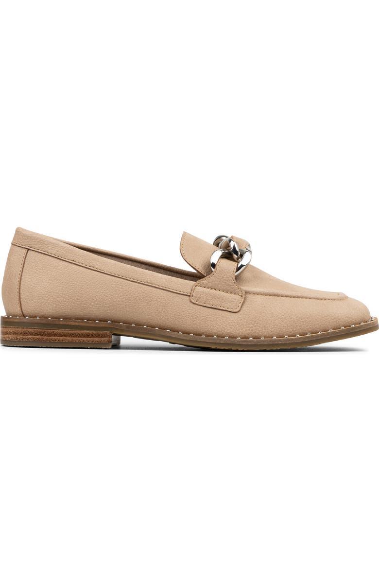 Donald Pliner Chain Loafer, Alternate, color, Almond