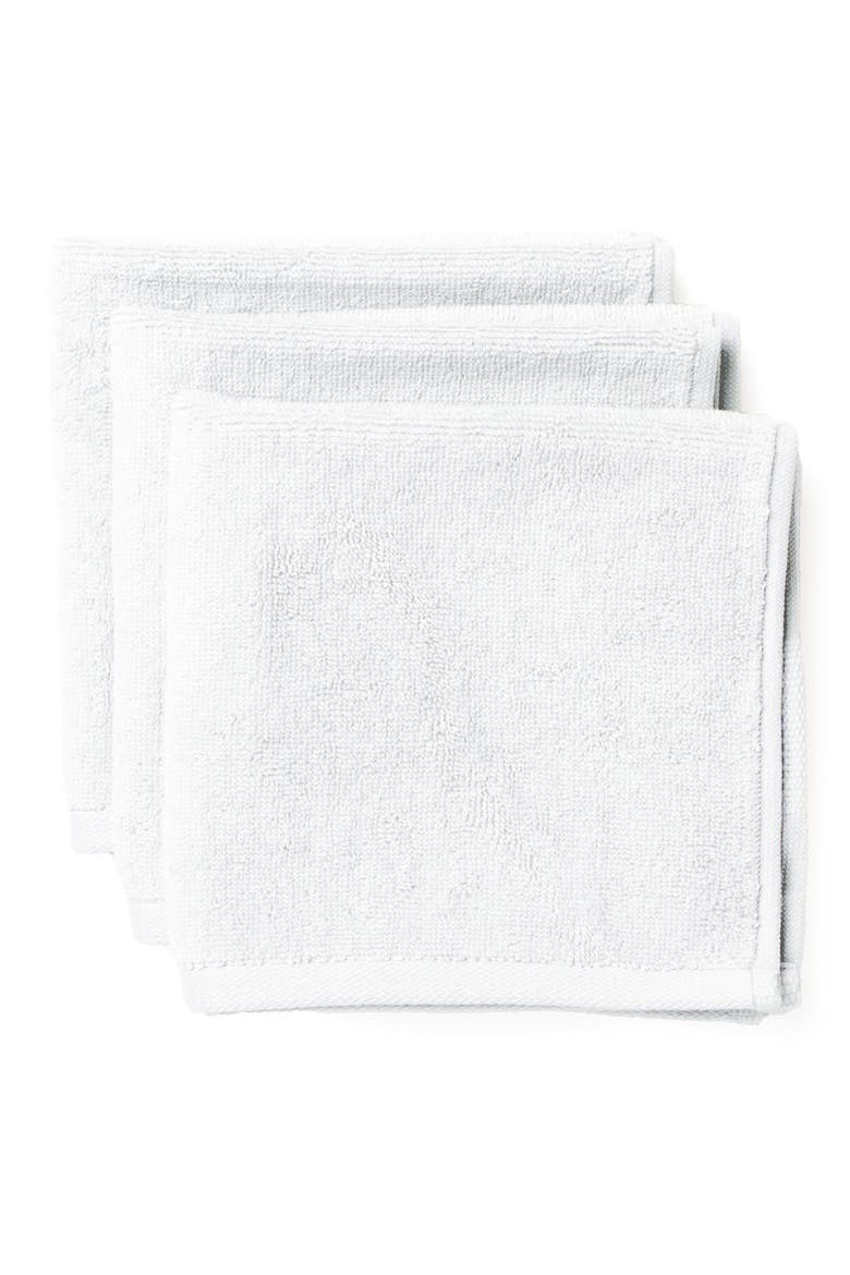 3-Pack Classic Stretch Face Towels, Main, color, WORKSHOP WHITE
