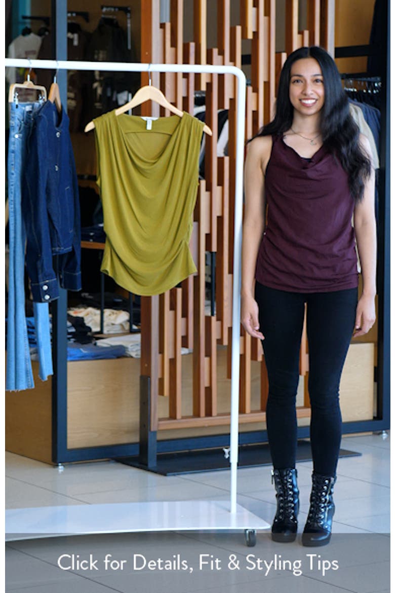Cowl Neck Sleeveless Top video