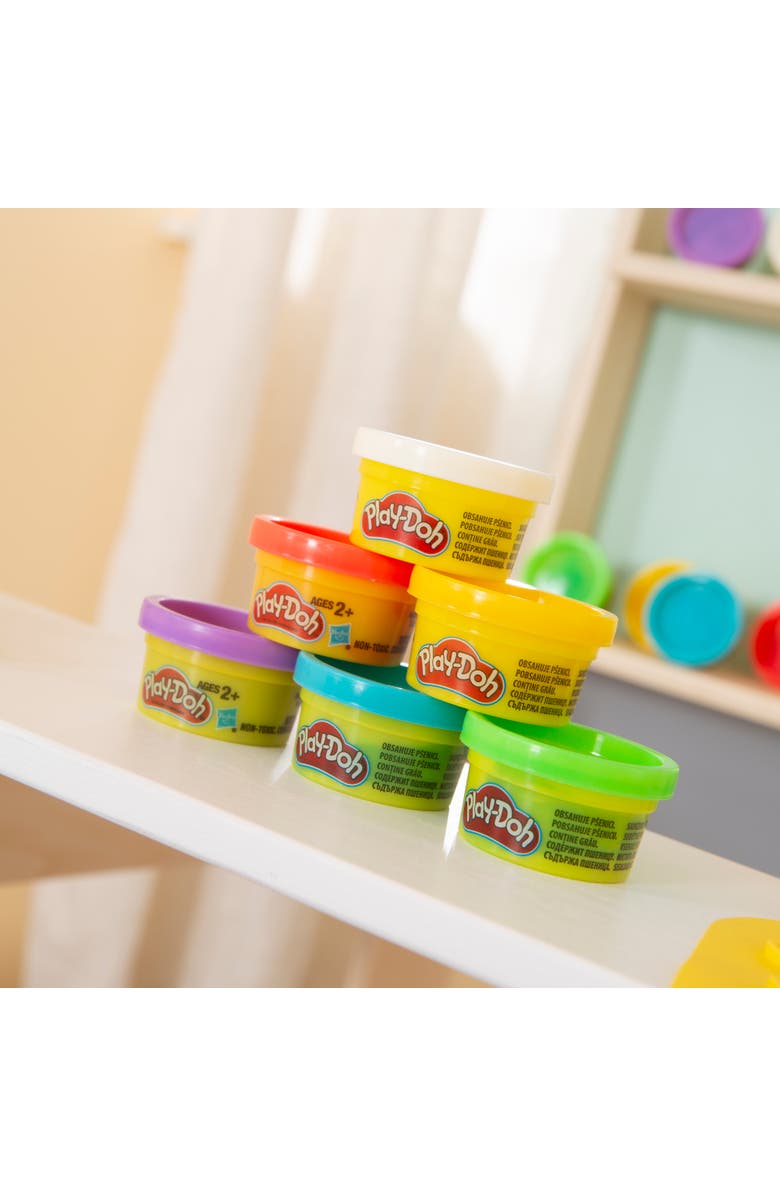 PLAY-DOH Sustainable Set 6 Colors, Apron, Wooden Tools, Mold Kit, Alternate, color, Multicolored