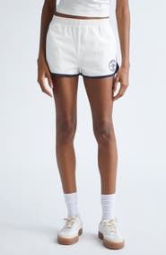 Sporty & Rich Eden Crest Piqué Shorts