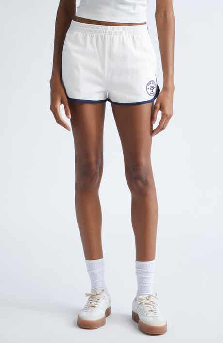 Sporty & Rich Eden Crest Piqué Shorts