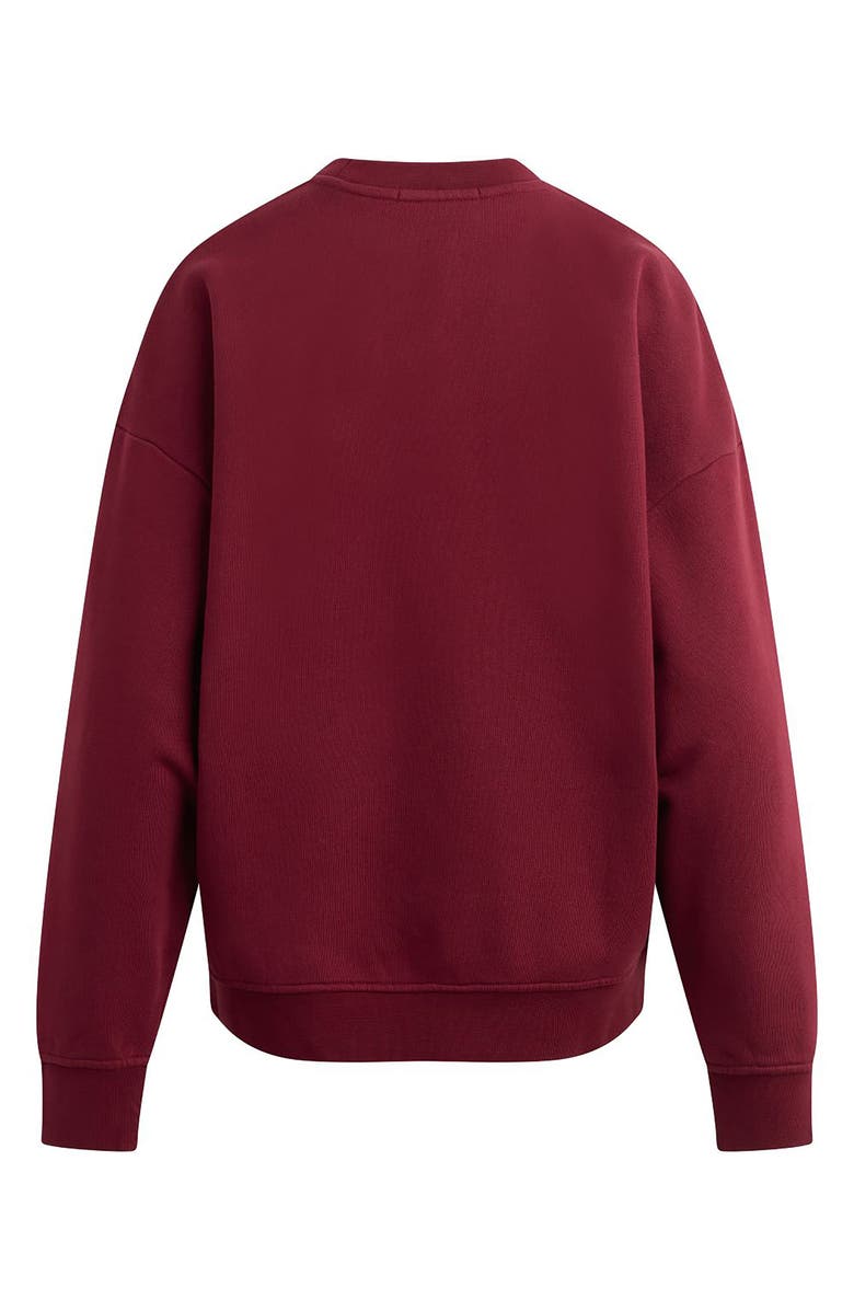 Favorite Daughter The Collegiate Embroidered Graphic Sweatshirt, Alternate, color, Vino/ Velvet Stone