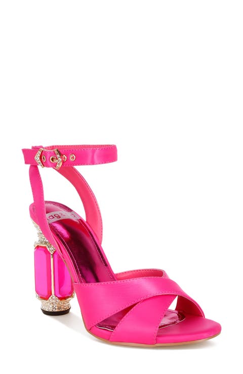 Tribeca Embellished Heel Sandal