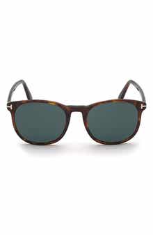 TOM FORD 53mm Round Sunglasses