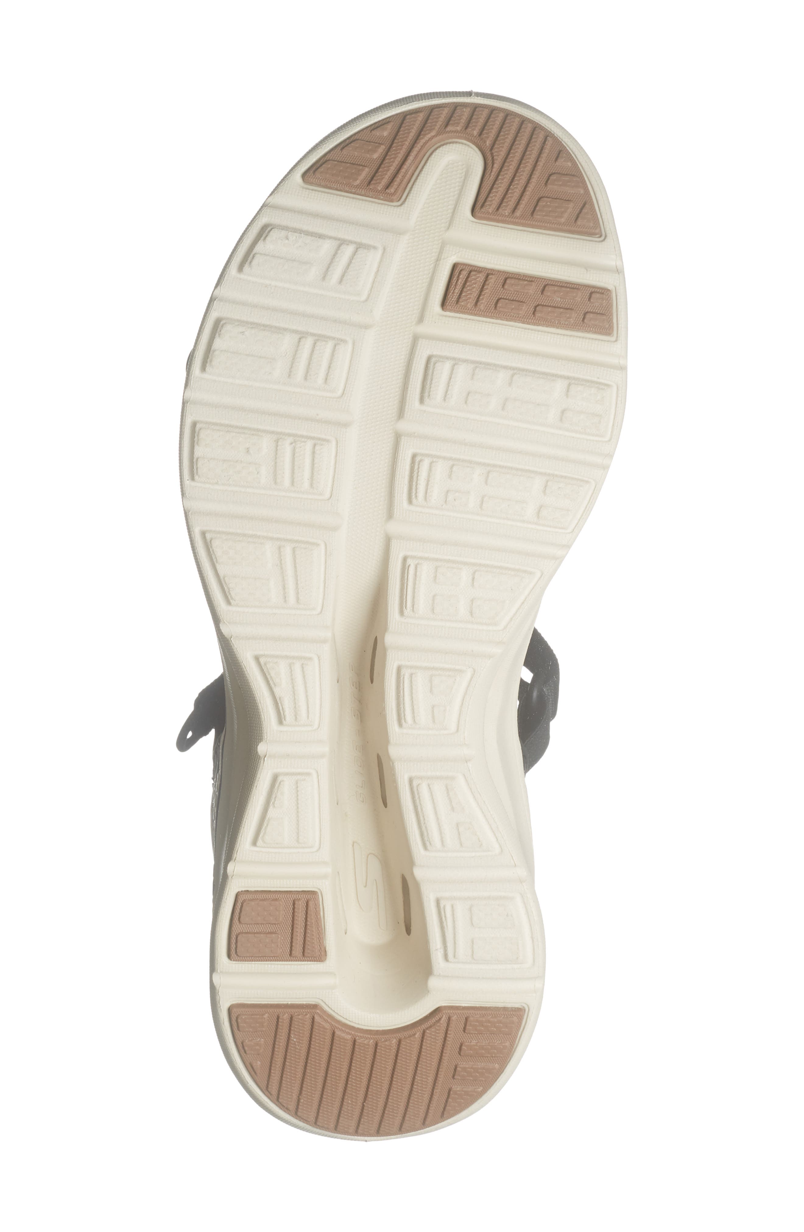 SKECHERS Go Walk Arch Fit Slip-On Sandal, Alternate, color, Black