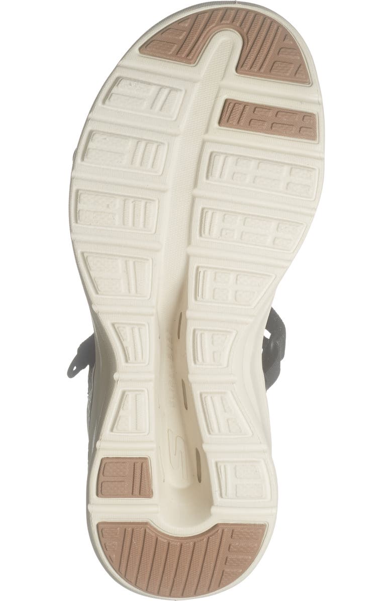 SKECHERS Go Walk Arch Fit Slip-On Sandal, Alternate, color, Black