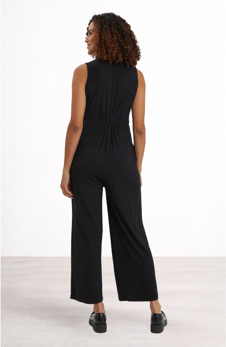 Nom Maternity Ines Maternity & Nursing Full Length Jumpsuit, Alternate, color, Black