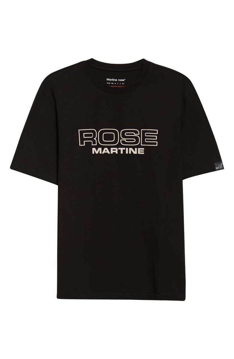 Martine Rose Classic Logo Graphic T-Shirt, Alternate, color, Black