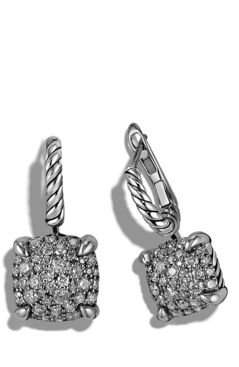 David Yurman Châtelaine Drop Earrings with Diamonds, Alternate, color, 