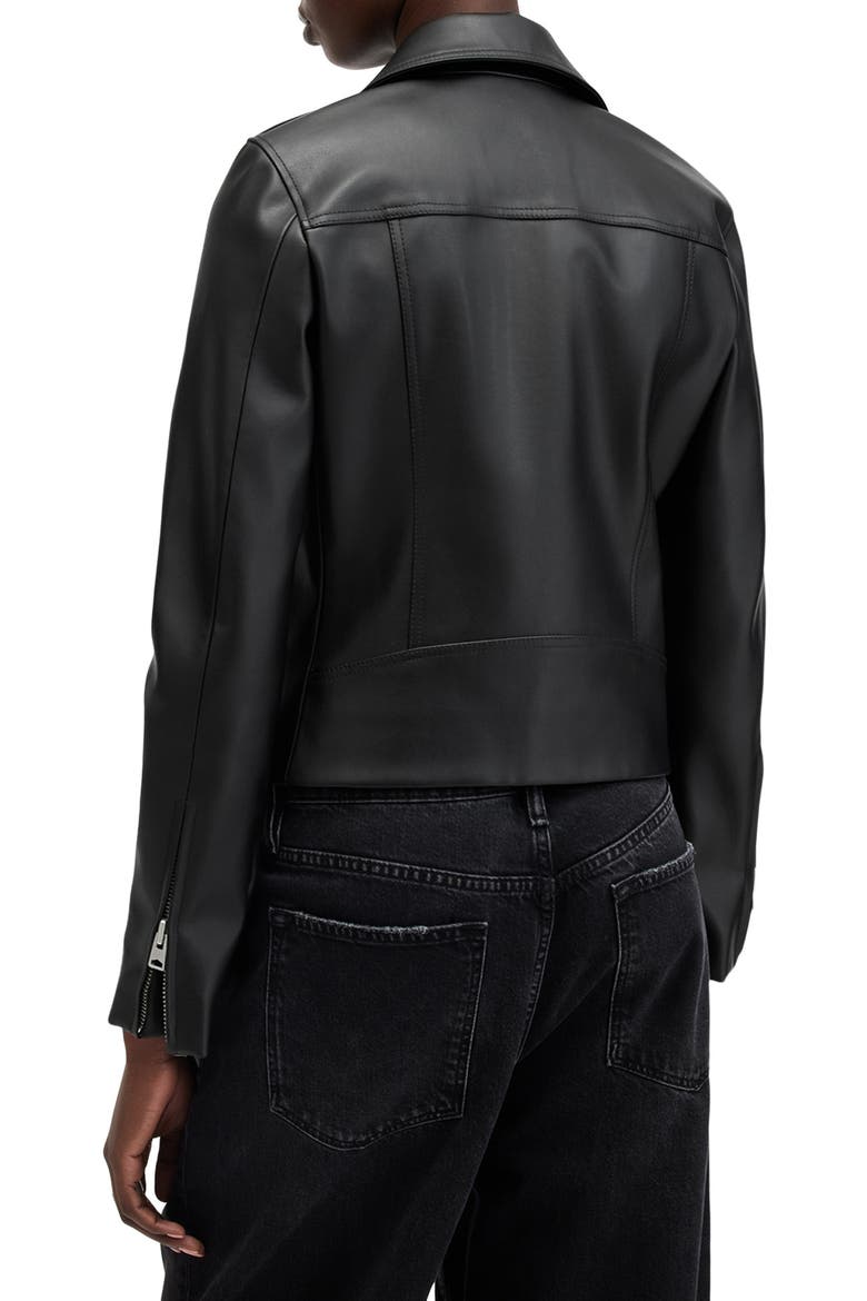Dalby Desserto Faux Leather Biker Jacket, Alternate, color, BLACK