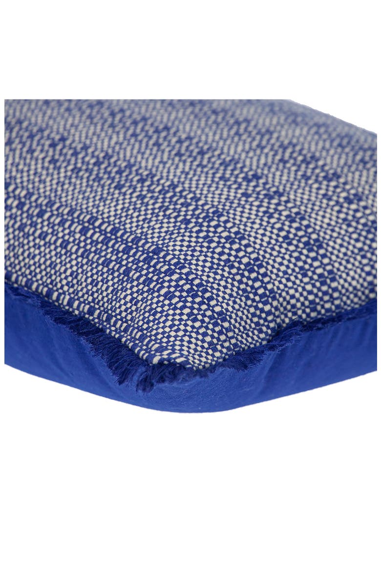 Cross Weave Rectangle Accent Pillow, Alternate, color, BLUE