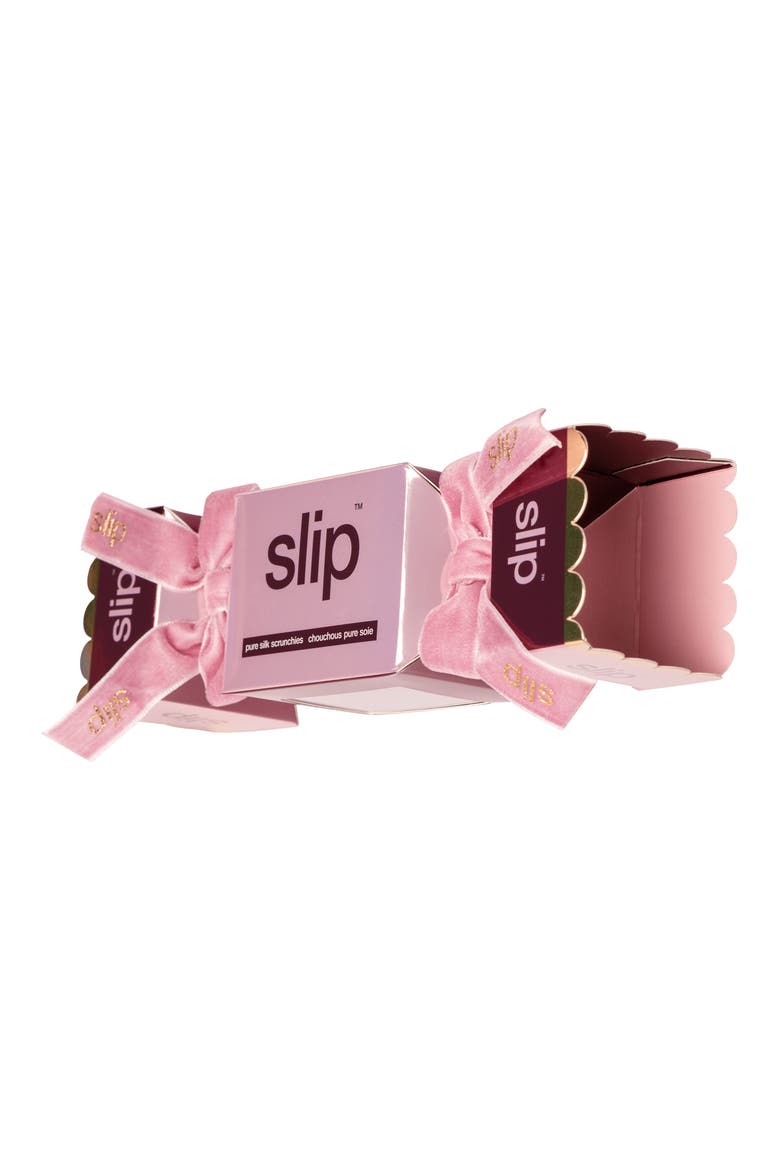 Pure Silk Scrunchie Cracker 3-Piece Set (Nordstrom Exclusive) $34 Value, Alternate, color, HONEY PIE
