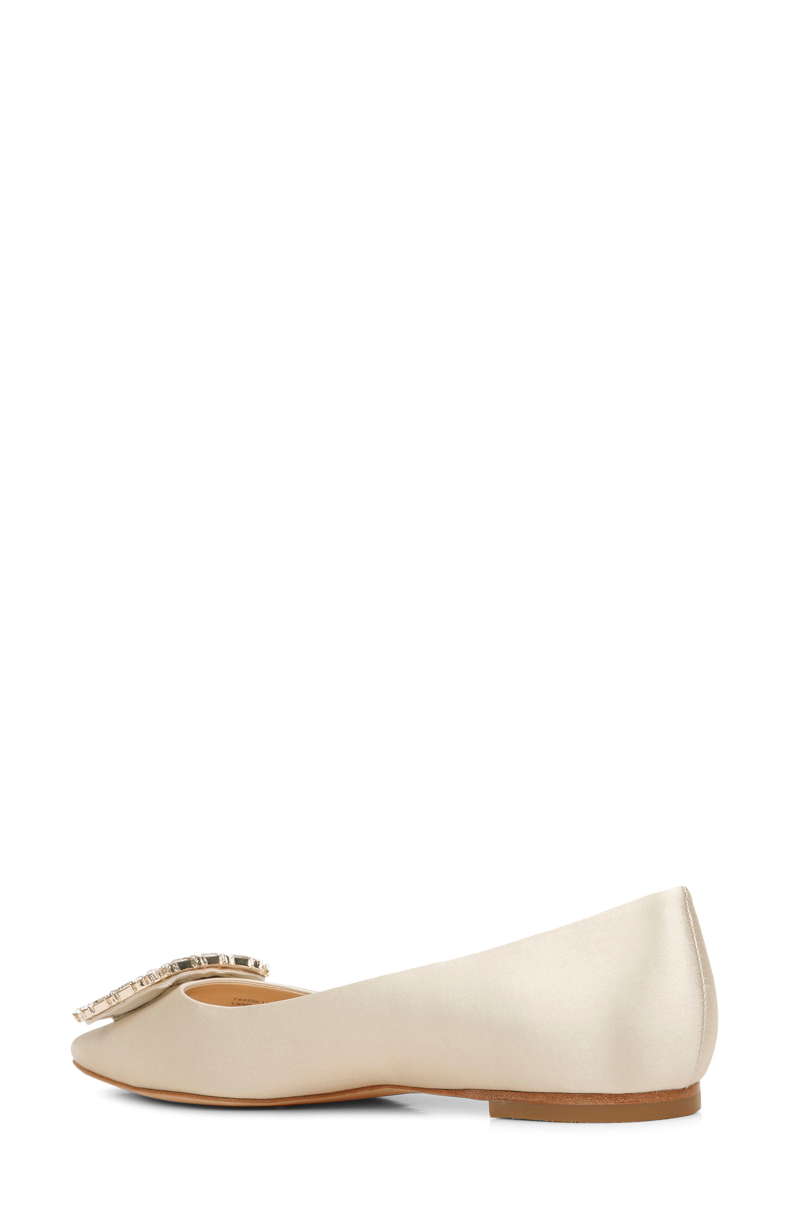 Dyanne Flat, Alternate, color, IVORY SATIN