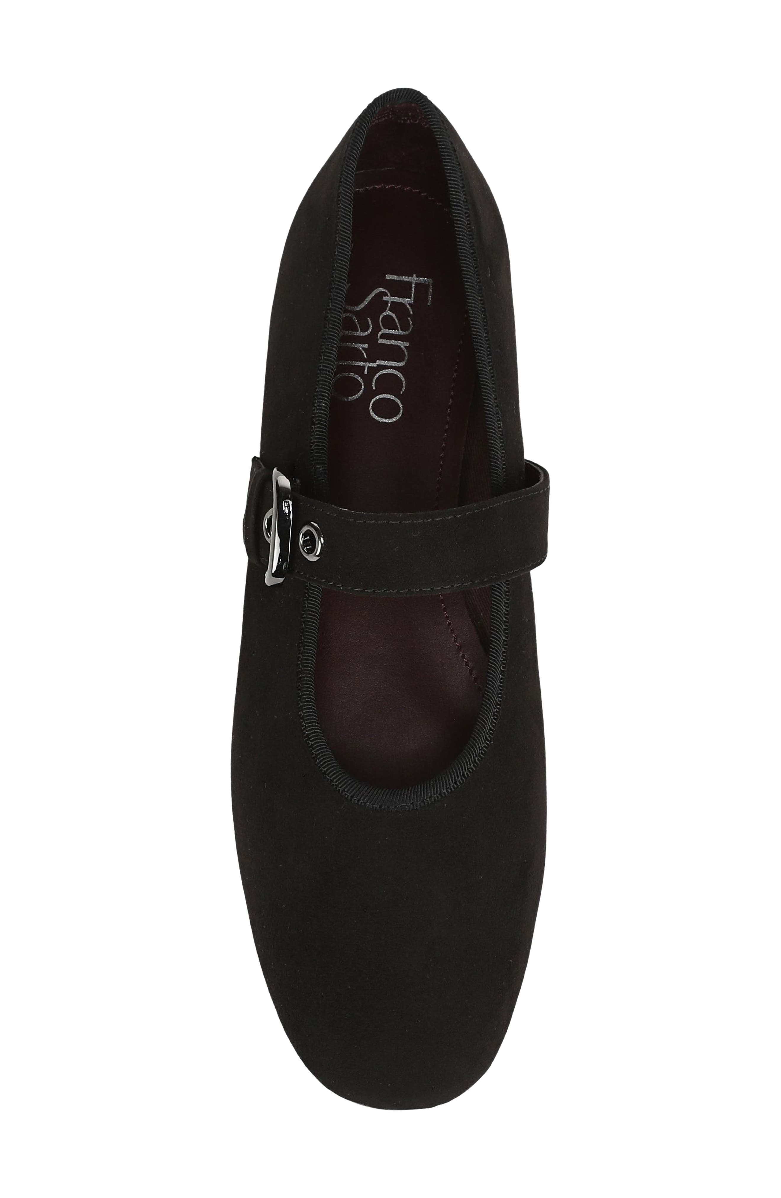 Onora Mary Jane Flat, Alternate, color, BLACK