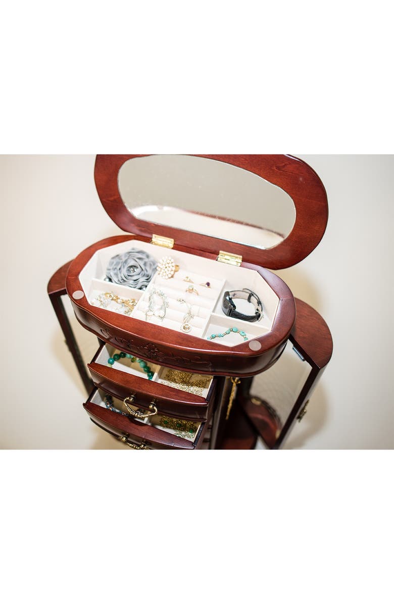 HIVES AND HONEY Patricia Cherry Jewelry Chest, Alternate, color, 