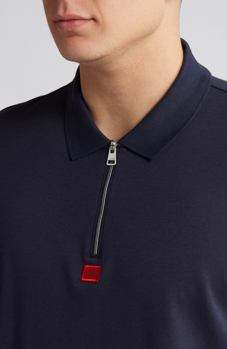 HUGO Deresom Zip Polo, Alternate, color, 