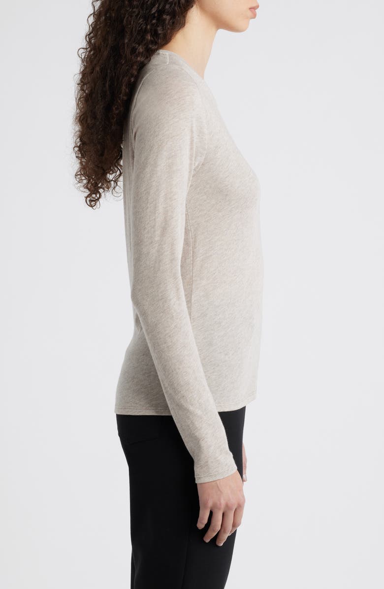 Eileen Fisher Crewneck Top, Alternate, color, Dove