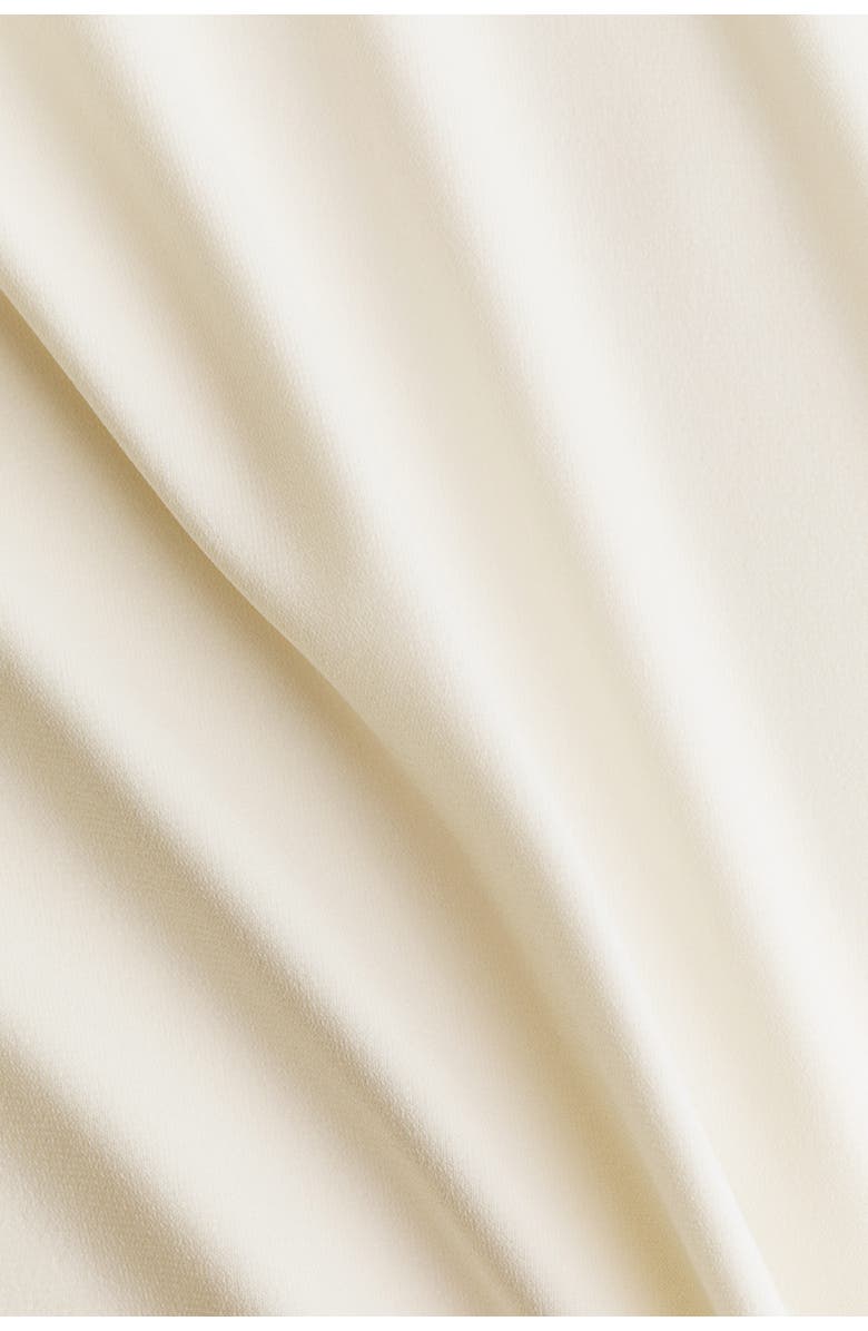 H&M Draped Halterneck Top, Alternate, color, White