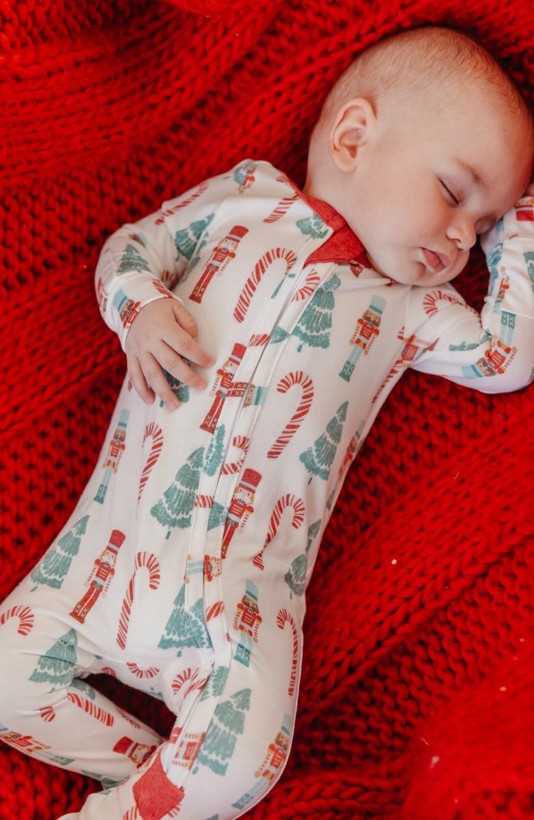 Copper Pearl Nicholoas Zip Footie, Alternate, color, Nicholas