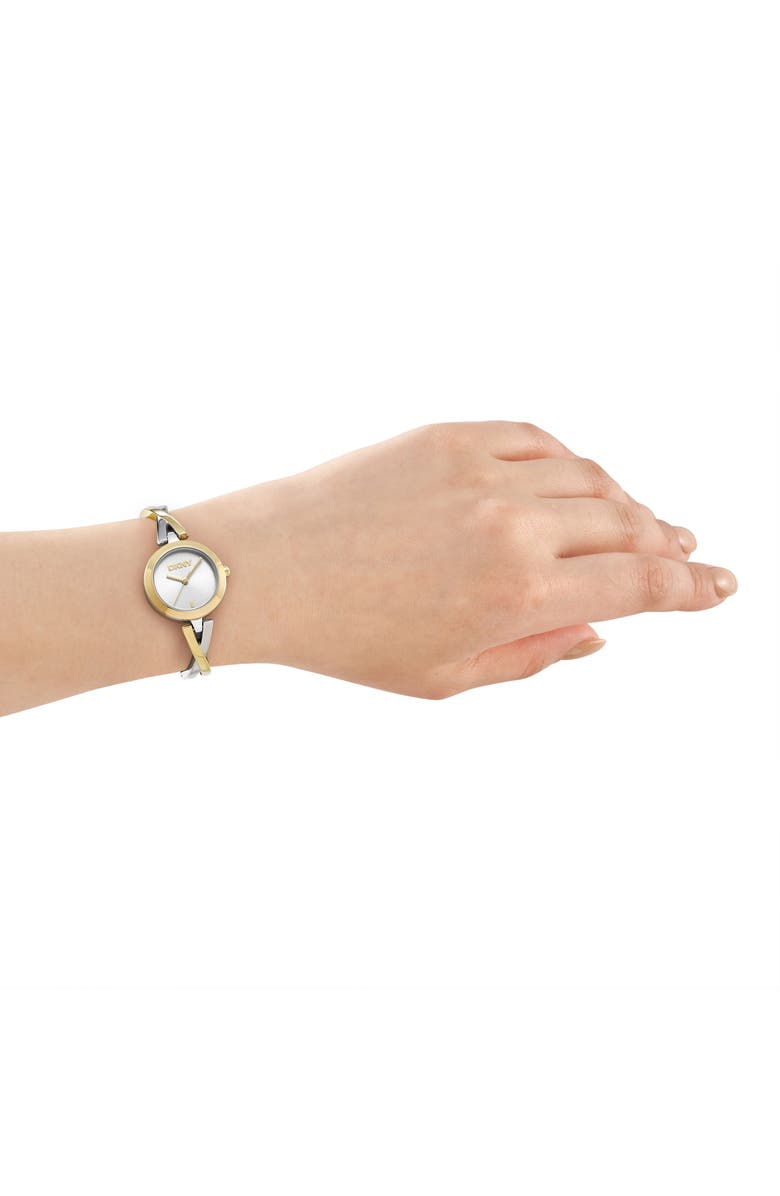 DKNY L 170 Bracelet Watch, Alternate, color, Silver/ Gold Multi