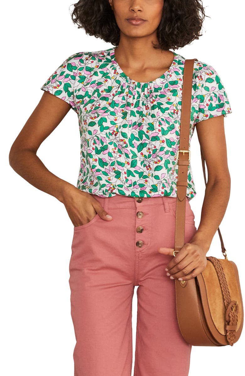 Boden Florence Short Sleeve Top, Main, color, 