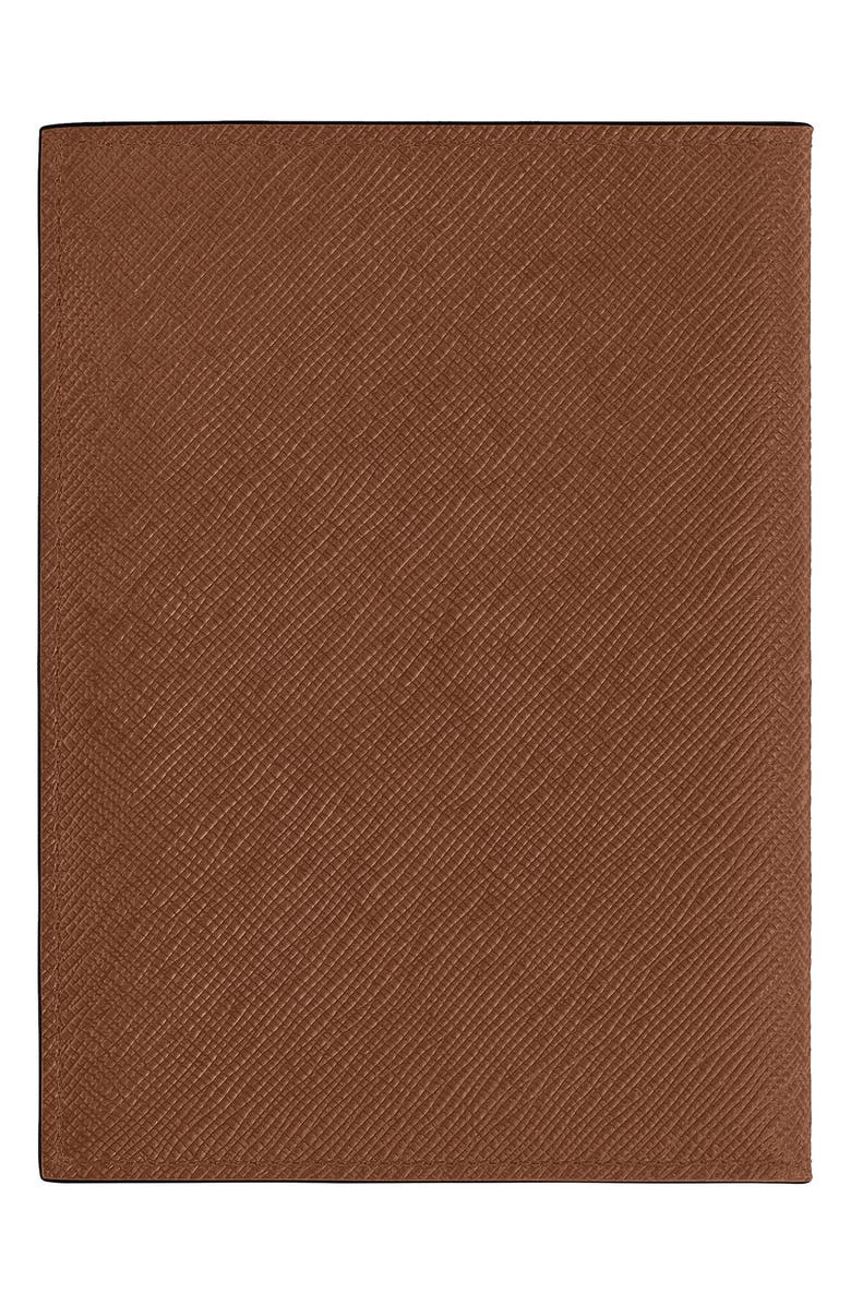 Montblanc Sartorial Leather Passport Case, Alternate, color, Fauve