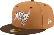 New Era Men's New Era Light Brown/Dark Brown Tampa Bay Buccaneers Two-Tone Walnut 59FIFTY Fitted Hat