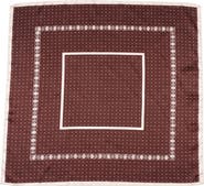 MARCUS ADLER Geometric Print Satin Scarf
