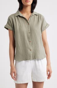 beachlunchlounge Devin Gauze Shirt
