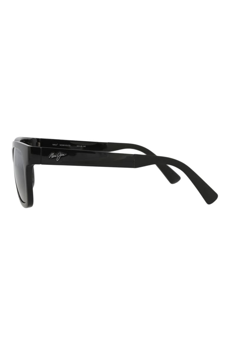 54mm Polarized Square Sunglasses, Alternate, color, BLACK BLACK GREY
