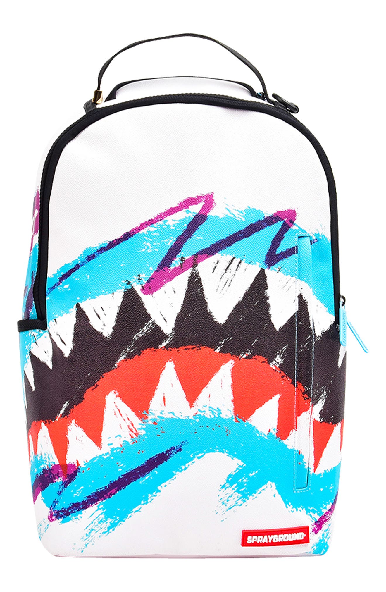 Sprayground Java Shark Teeth Backpack, Main, color, 