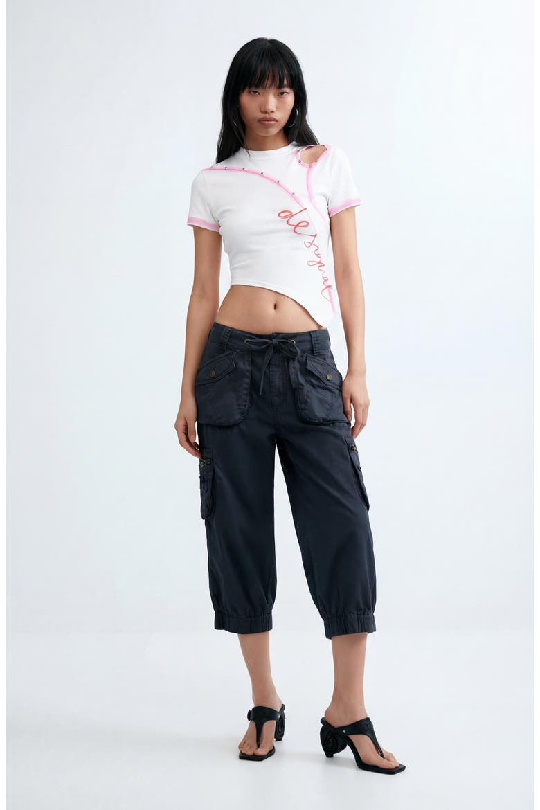 Relaxed Cotton Cargo Pants, Alternate, color, ANTHRACITE GRAY