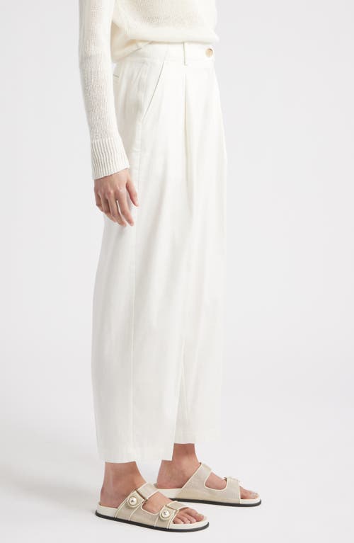 Nordstrom Crop Wide Leg Pants In White