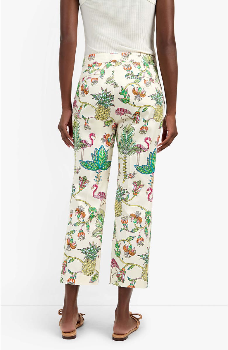 Trina Turk Lulu Flamingo Fizz Voile Trousers, Alternate, color,
