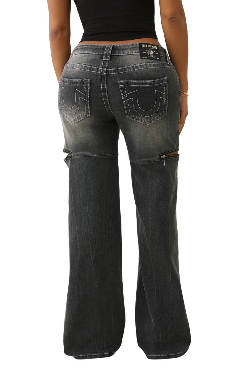 True Religion Bobbi Low Rise Baggy Jeans, Alternate, color, Midnight Serenade