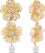 EYE CANDY LOS ANGELES Norah Flower Statement Earrings