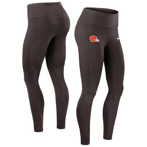 Women's Nike Brown Cleveland Browns Primetime Epic Fast Performance Leggings