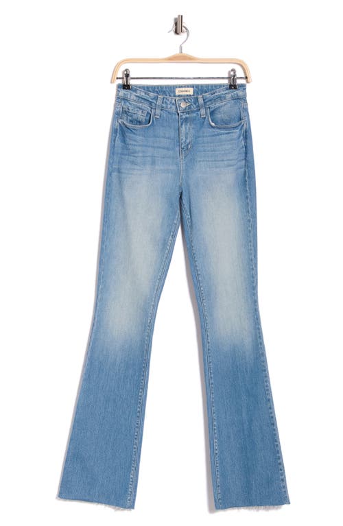 L'agence Ruth Raw Hem Straight Leg Jeans In Blue