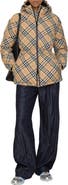 Burberry Check Nylon Hooded Puffer Jacket