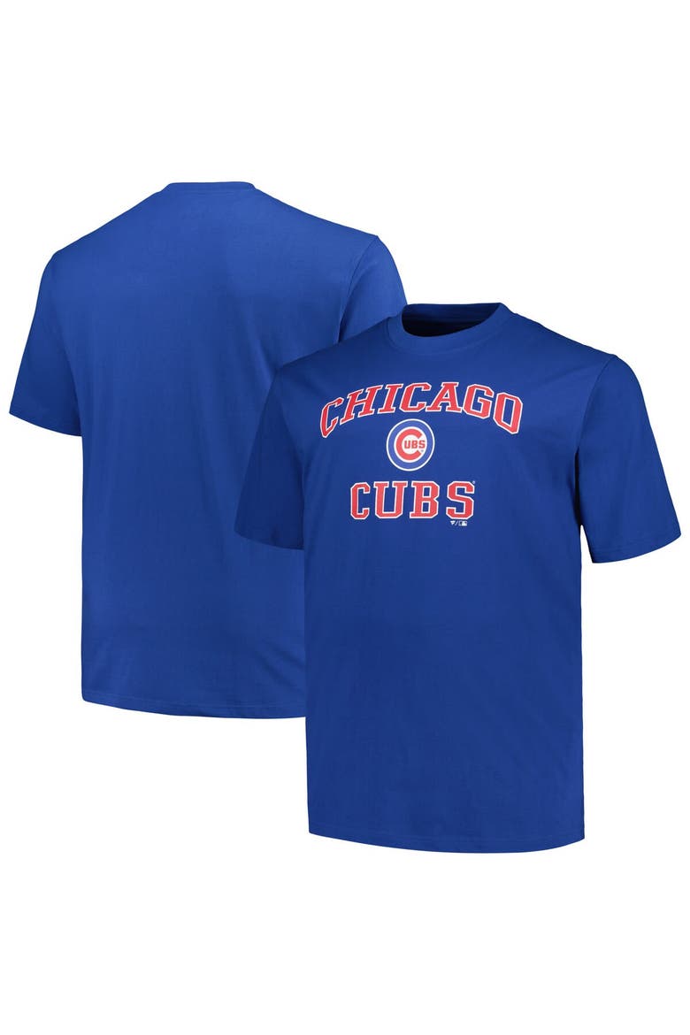Men's Profile Royal Chicago Cubs Big & Tall Heart & Soul T-Shirt, Alternate, color, Royal