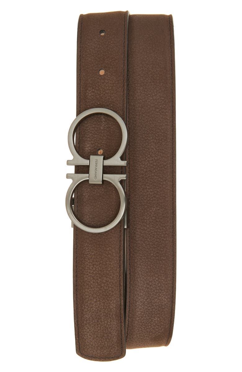 FERRAGAMO Double Gancio Betl, Main, color, Bark Naturale