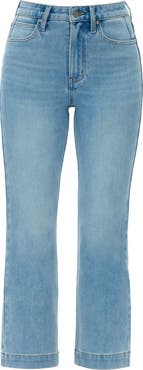 Bayeas High Waist Ankle Straight Leg Jeans