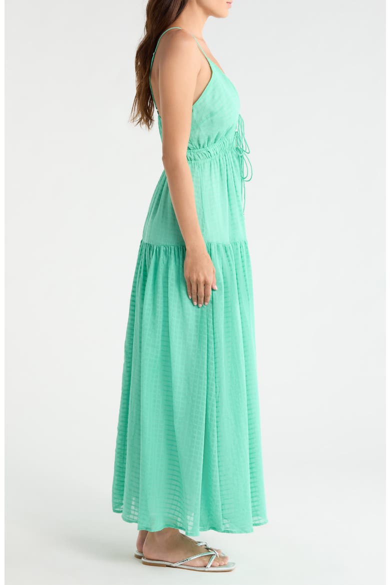 Sleeveless Tiered Cover-Up Maxi Dress, Alternate, color, MINT