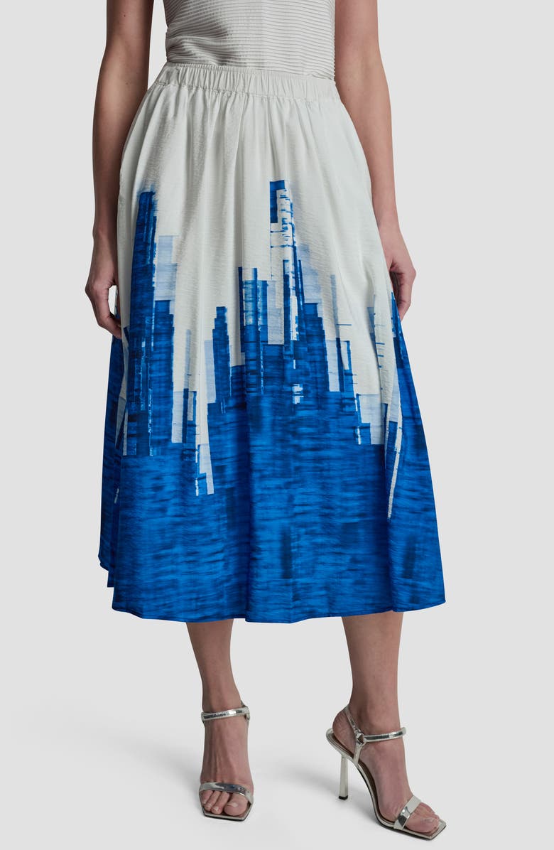 DKNY Upstate Pleated Midi Skirt, Main, color,