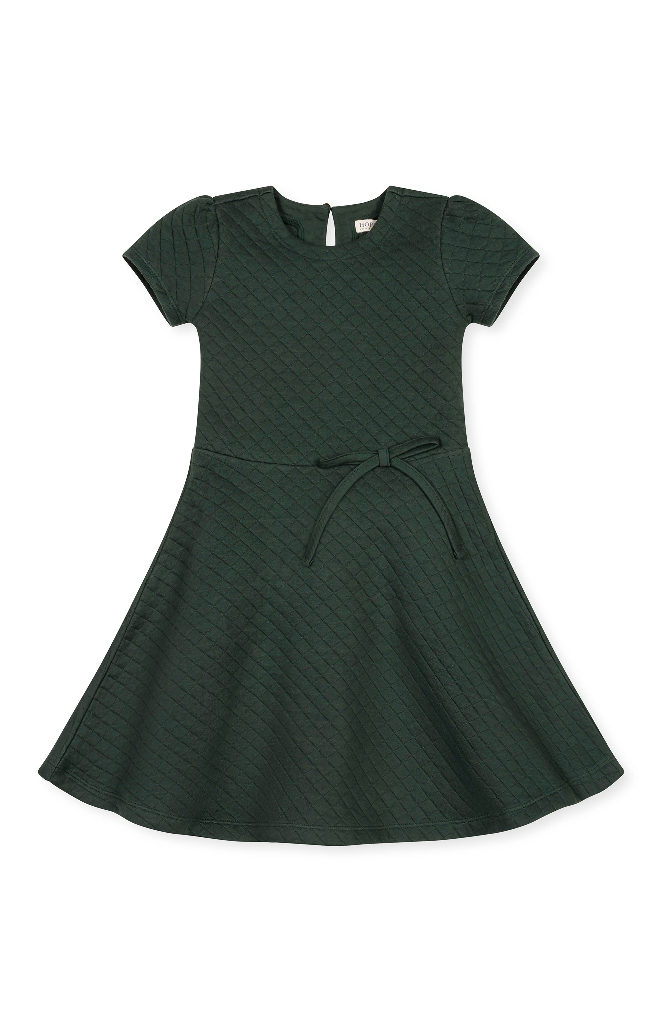 selected Dark Green Heather Quilted