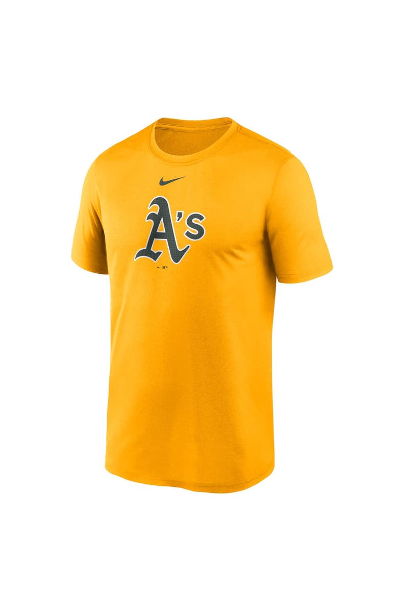 Nike Men's Nike  Gold Athletics Legend Fuse Large Logo Dri-FIT T-Shirt, Alternate, color, Gold